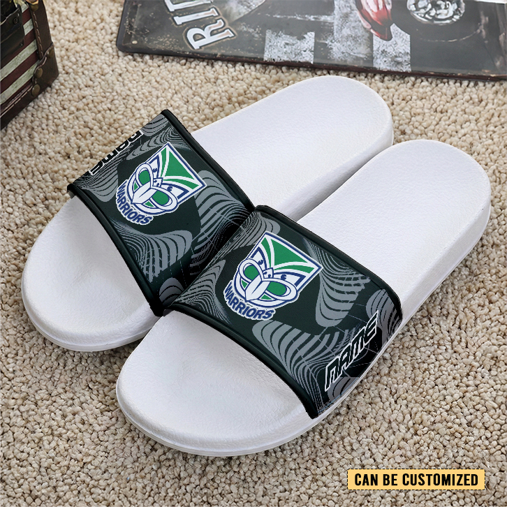 Auspiritmerch New Zealand Warriors Personalized Sports Slippers Gift For Fans