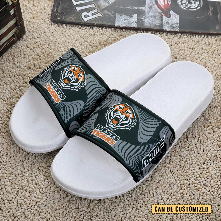 Auspiritmerch Wests Tigers Personalized Sports Slippers Gift For Fans