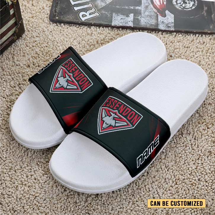 Auspiritmerch Essendon Personalized Sports Slippers Gift For Fans
