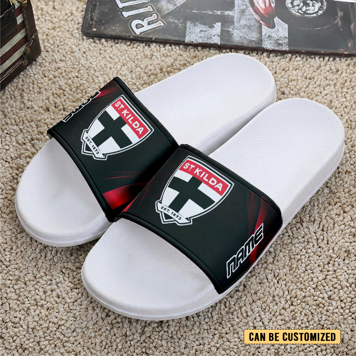 Auspiritmerch St Kilda Saints Personalized Sports Slippers Gift For Fans