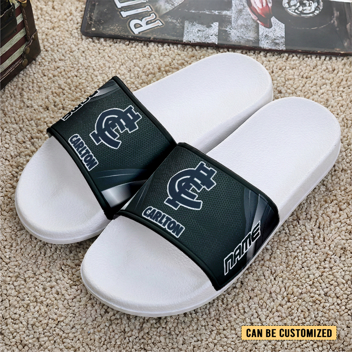Auspiritmerch Carlton Blues Personalized Sports Slippers Gift For Fans