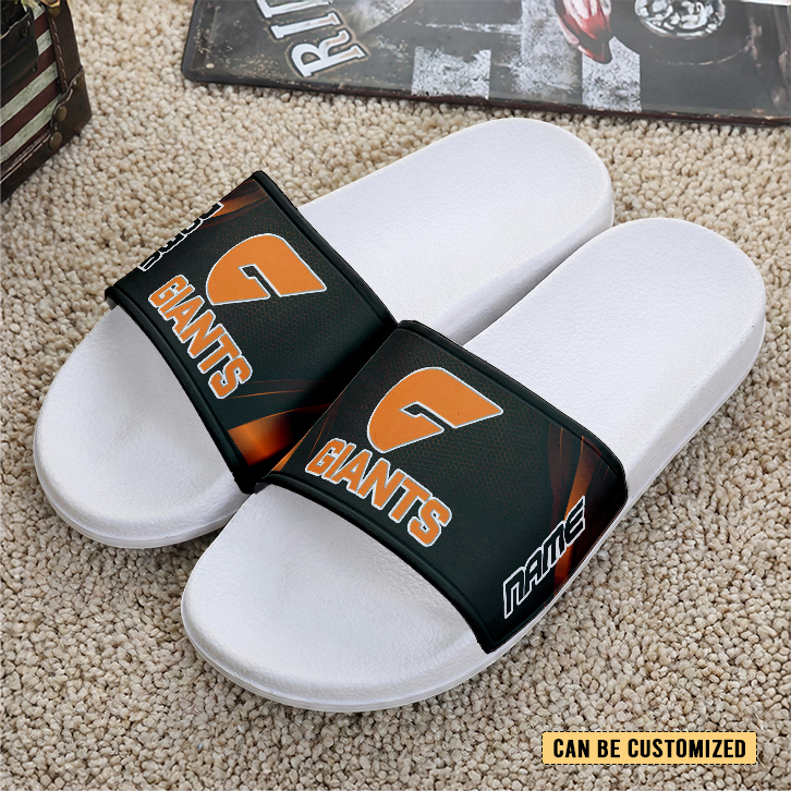 Auspiritmerch GWS Giants Personalized Sports Slippers Gift For Fans