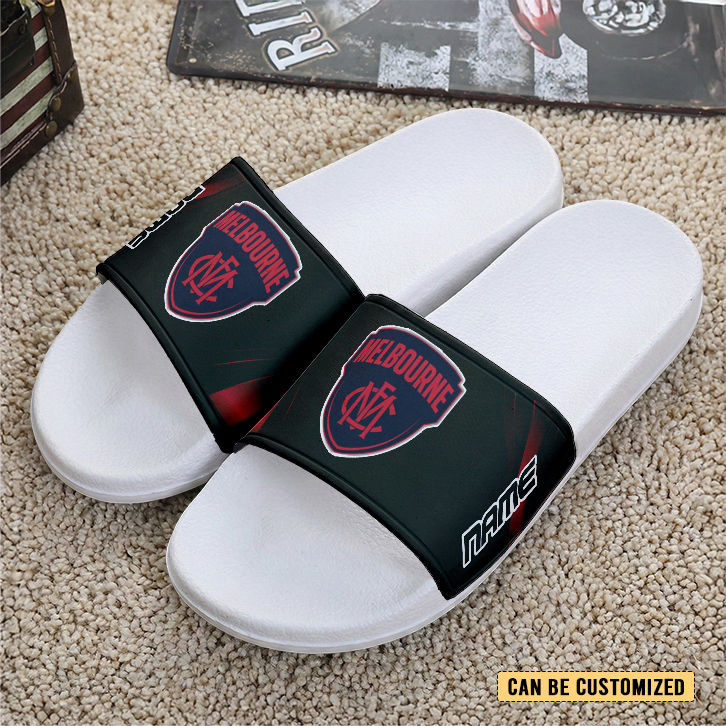 Auspiritmerch Melbourne Demons Personalized Sports Slippers Gift For Fans