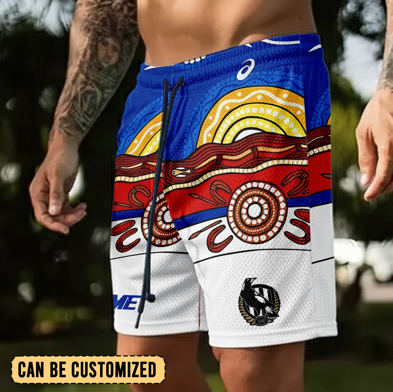 Auspiritmerch Collingwood Magpies Personalized Short Pants Gift For Fans