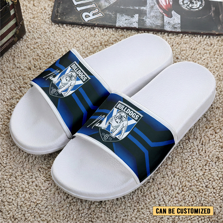 Auspiritmerch Canterbury-Bankstown Bulldogs Personalized Sports Slippers Gift For Fans