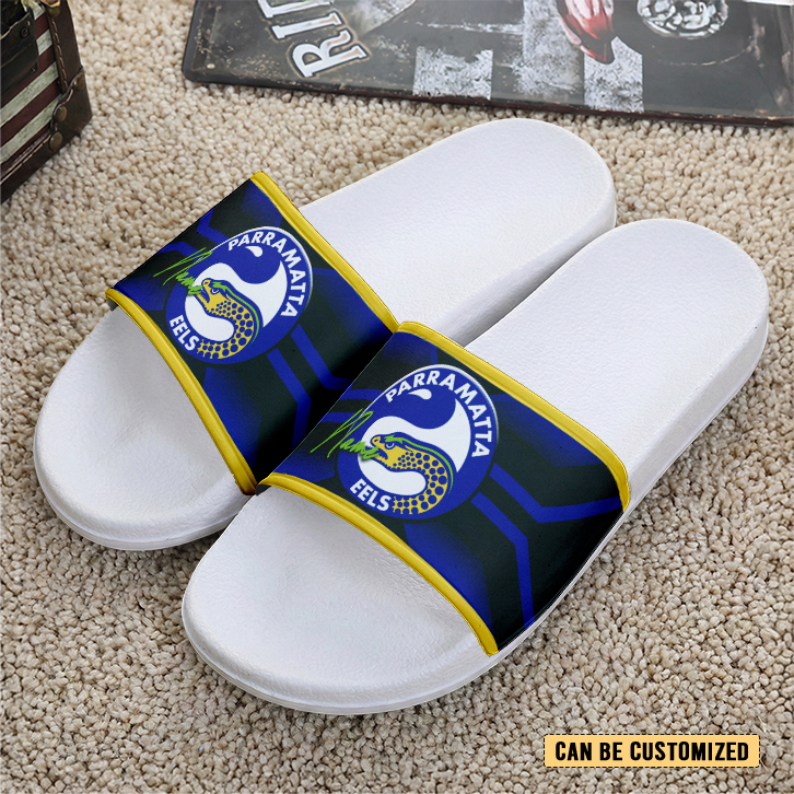 Auspiritmerch Parramatta Eels Personalized Sports Slippers Gift For Fans