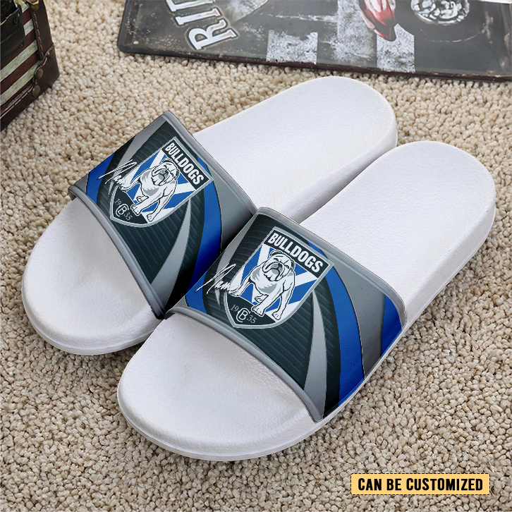Auspiritmerch Canterbury-Bankstown Bulldogs Personalized Sports Slippers Gift For Fans