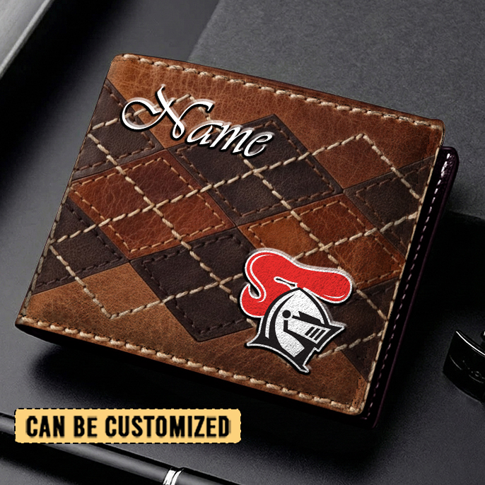Auspiritmerch Newcastle Knights Personalized Leather Wallet Gift For Fans
