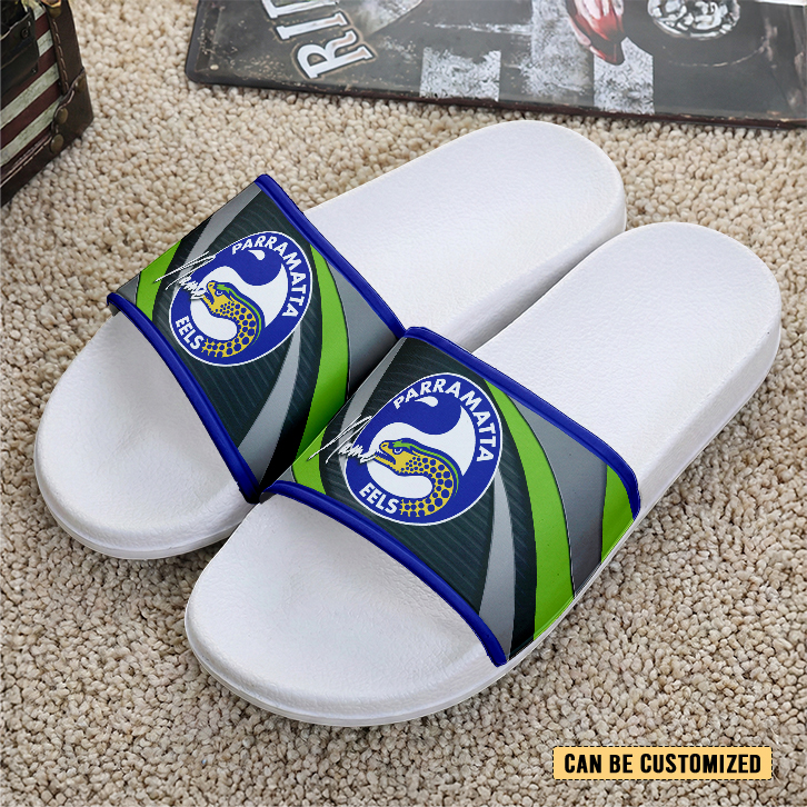Auspiritmerch Parramatta Eels Personalized Sports Slippers Gift For Fans
