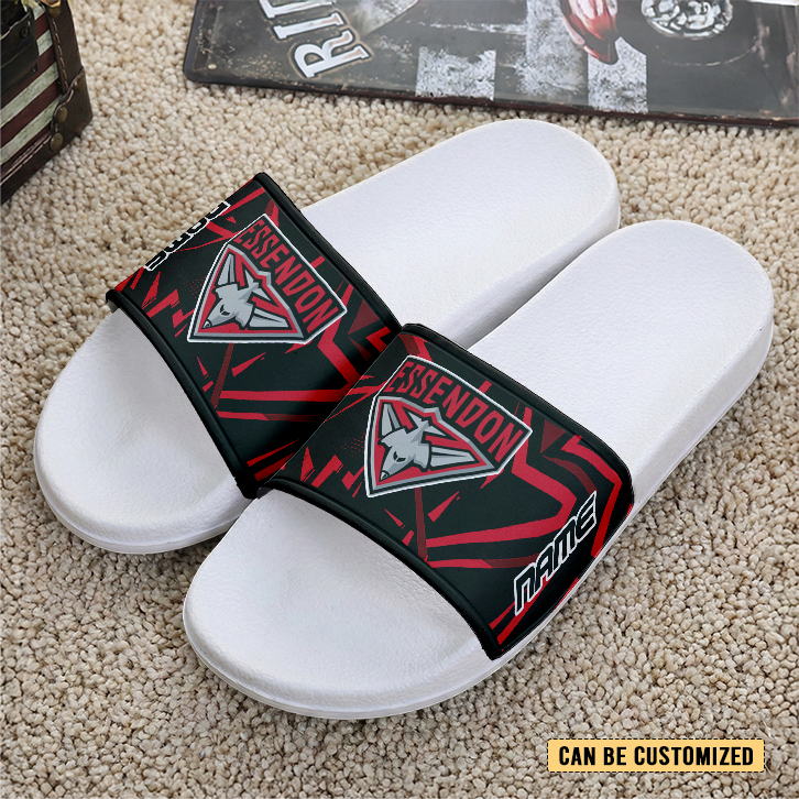 Auspiritmerch Essendon Personalized Sports Slippers Gift For Fans
