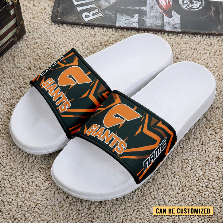 Auspiritmerch GWS Giants Personalized Sports Slippers Gift For Fans