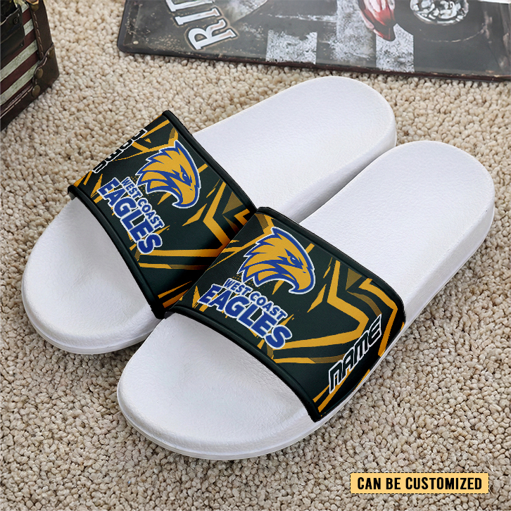 Auspiritmerch West Coast Eagles Personalized Sports Slippers Gift For Fans