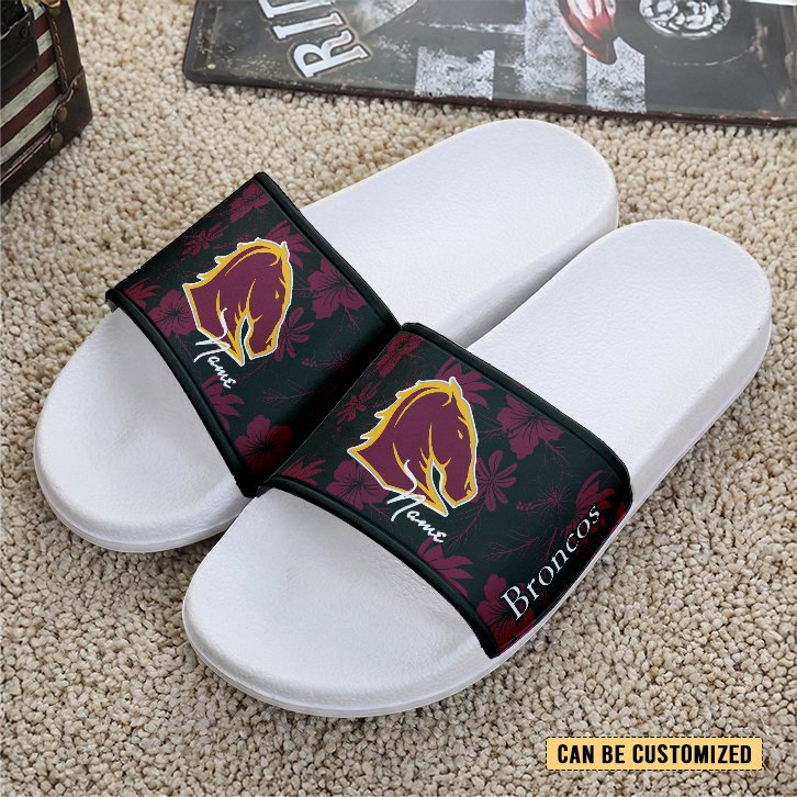 Auspiritmerch Brisbane Broncos Personalized Sports Slippers Gift For Fans