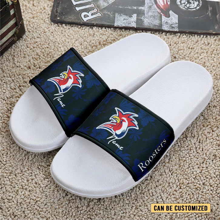 Auspiritmerch Sydney Roosters Personalized Sports Slippers Gift For Fans