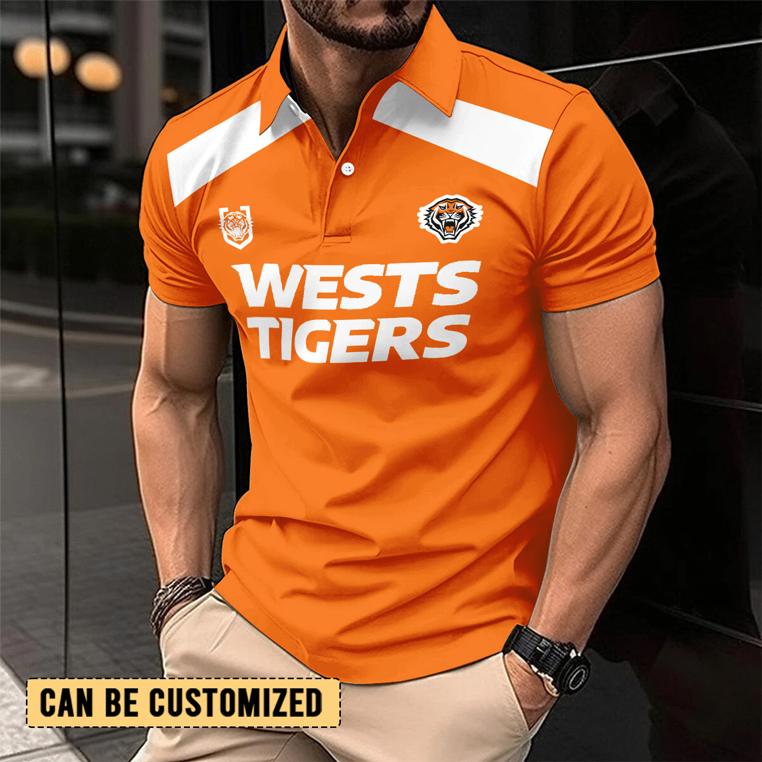 Auspiritmerch Wests Tigers Personalized Polo Shirt Gift For Fans