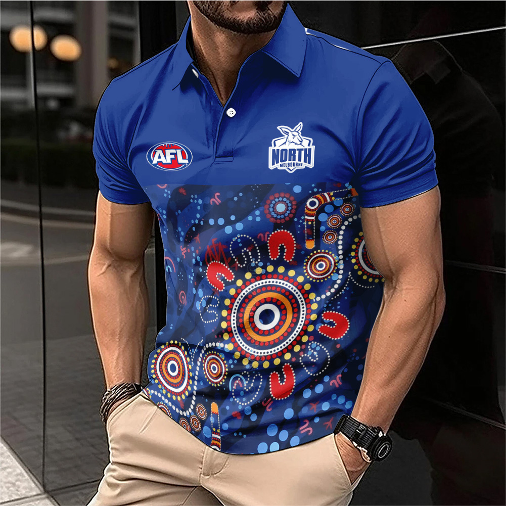 Auspiritmerch North Melbourne Personalized Polo Shirt Gift For Fans