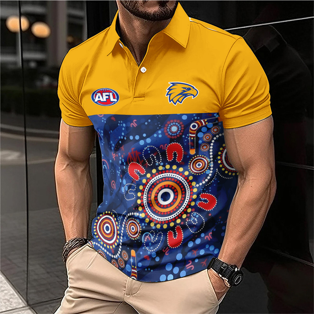 Auspiritmerch West Coast Eagles Personalized Polo Shirt Gift For Fans