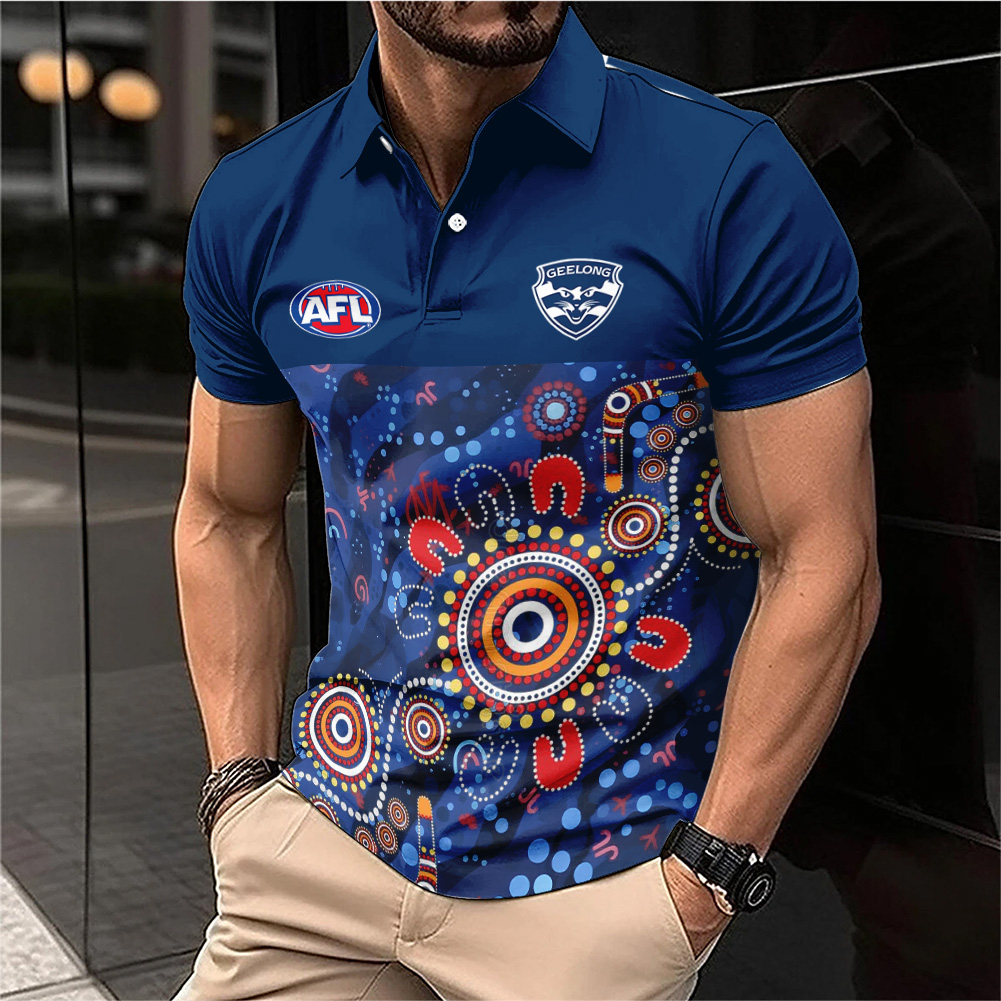 Auspiritmerch Geelong Cats Personalized Polo Shirt Gift For Fans