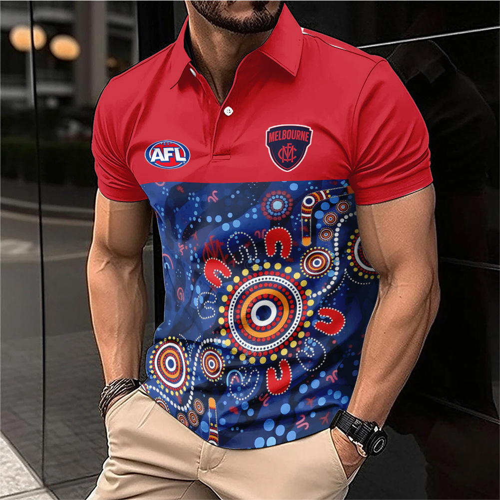 Auspiritmerch Melbourne Demons Personalized Polo Shirt Gift For Fans
