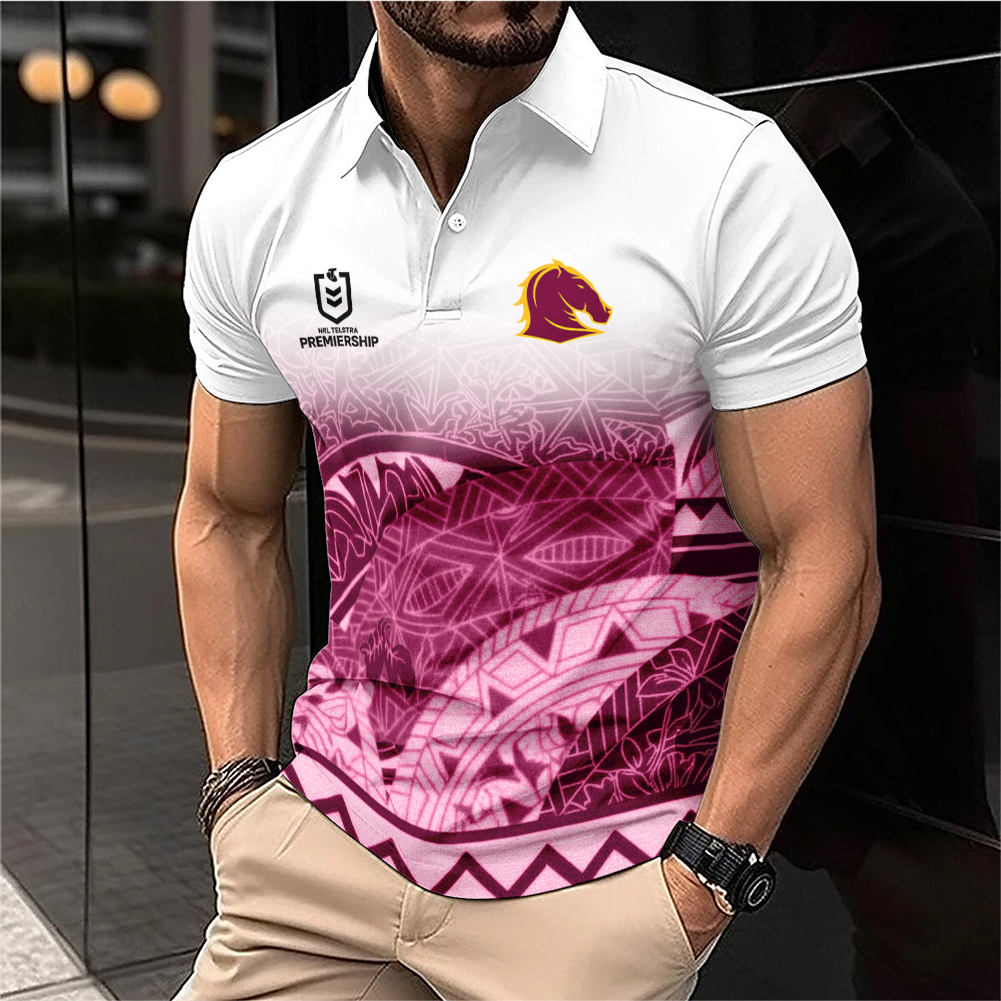 Auspiritmerch Brisbane Broncos Personalized Polo Shirt Gift For Fans