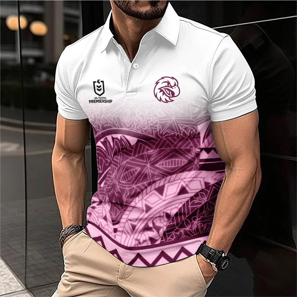 Auspiritmerch Manly Warringah Sea Eagles Personalized Polo Shirt Gift For Fans