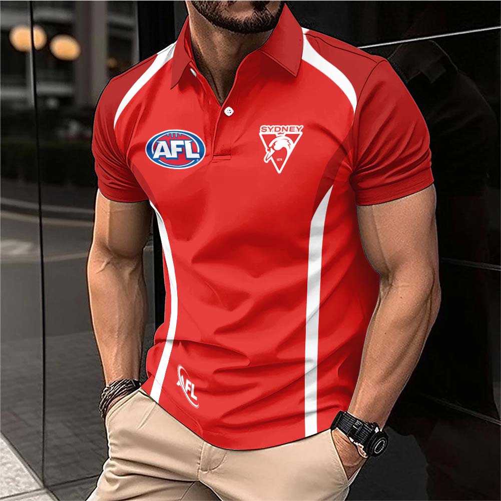 Auspiritmerch Sydney Swans Personalized Polo Shirt Gift For Fans