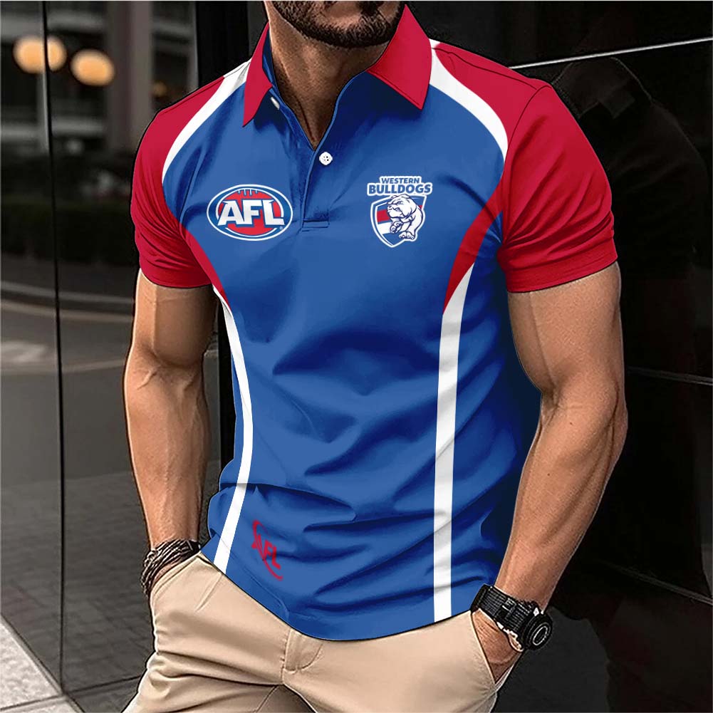 Auspiritmerch Western Bulldogs Personalized Polo Shirt Gift For Fans