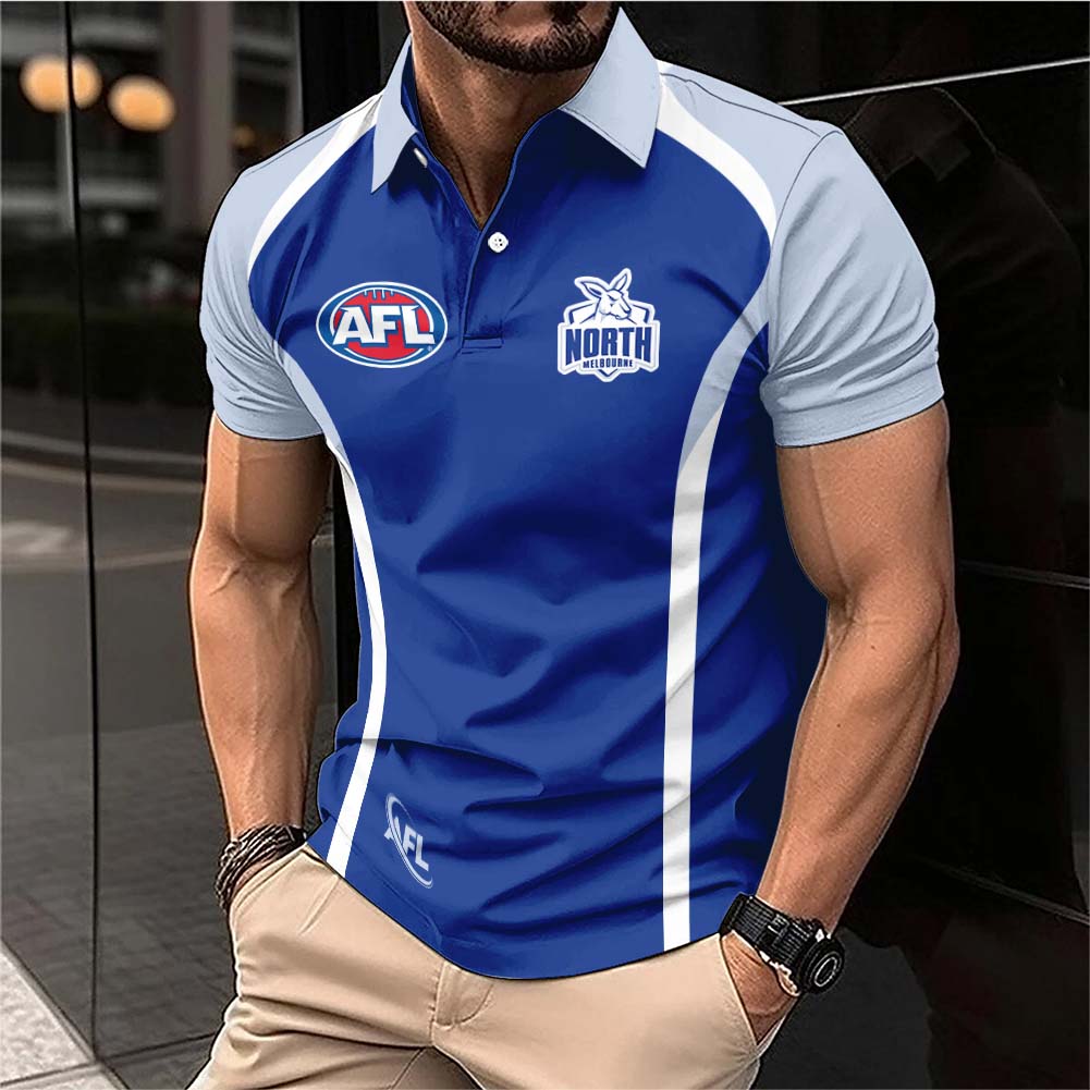 Auspiritmerch North Melbourne Personalized Polo Shirt Gift For Fans