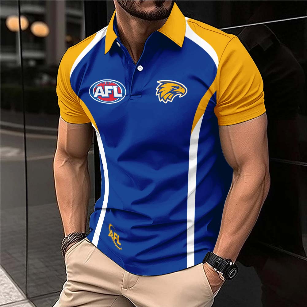 Auspiritmerch West Coast Eagles Personalized Polo Shirt Gift For Fans