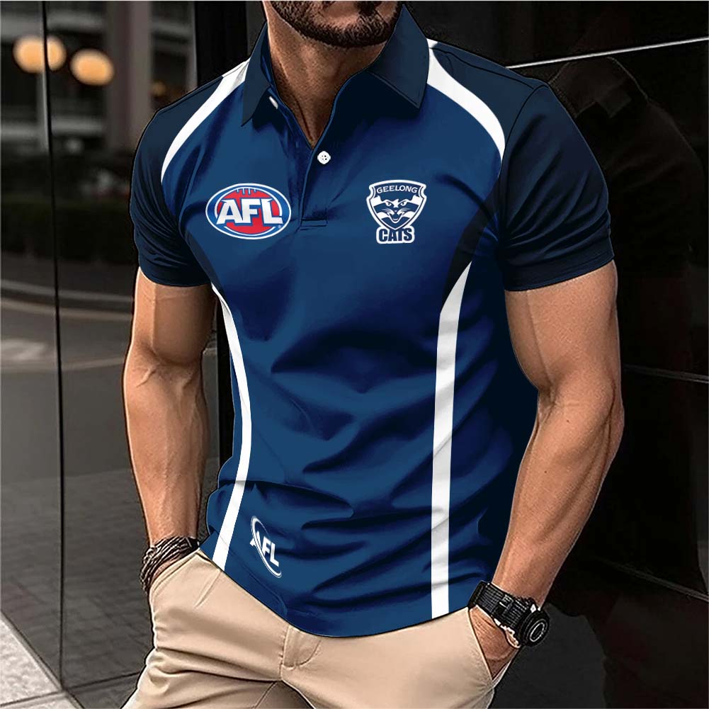 Auspiritmerch Geelong Cats Personalized Polo Shirt Gift For Fans