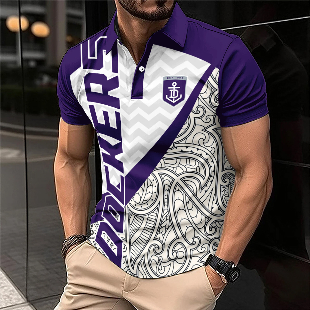 Auspiritmerch Fremantle Dockers Personalized Polo Shirt Gift For Fans