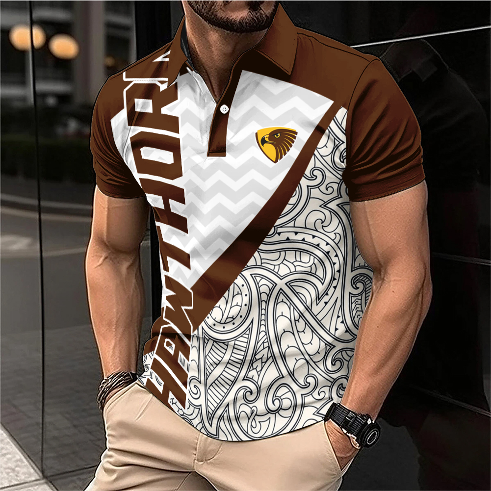 Auspiritmerch Hawthorn Hawks Personalized Polo Shirt Gift For Fans