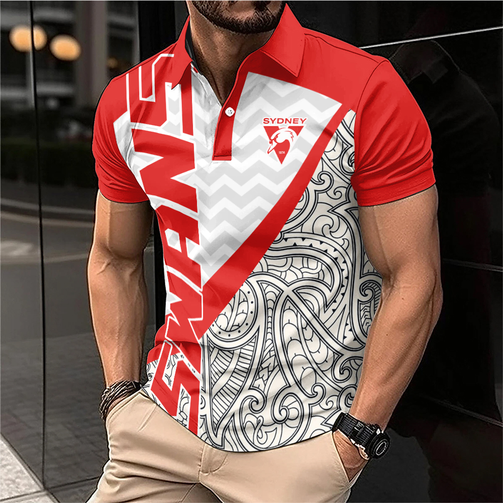 Auspiritmerch Sydney Swans Personalized Polo Shirt Gift For Fans