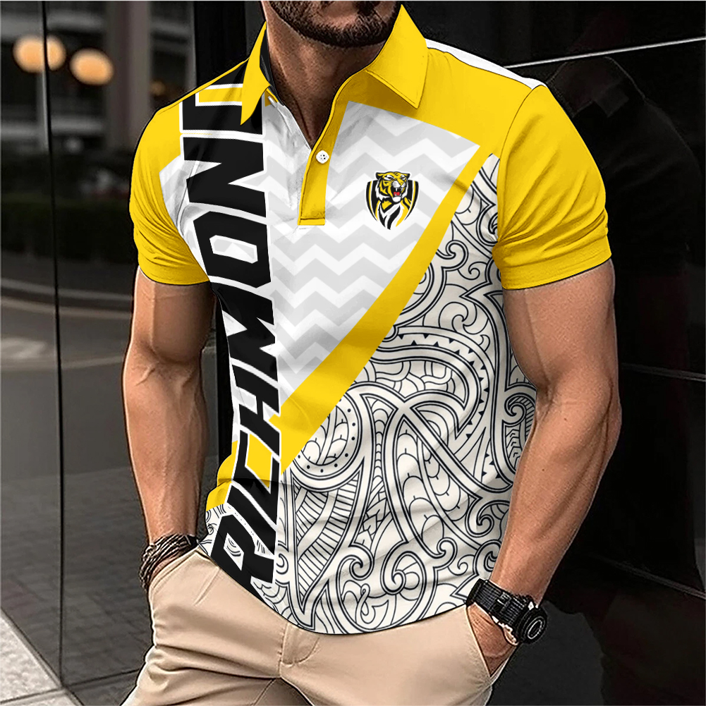 Auspiritmerch Richmond Tigers Personalized Polo Shirt Gift For Fans