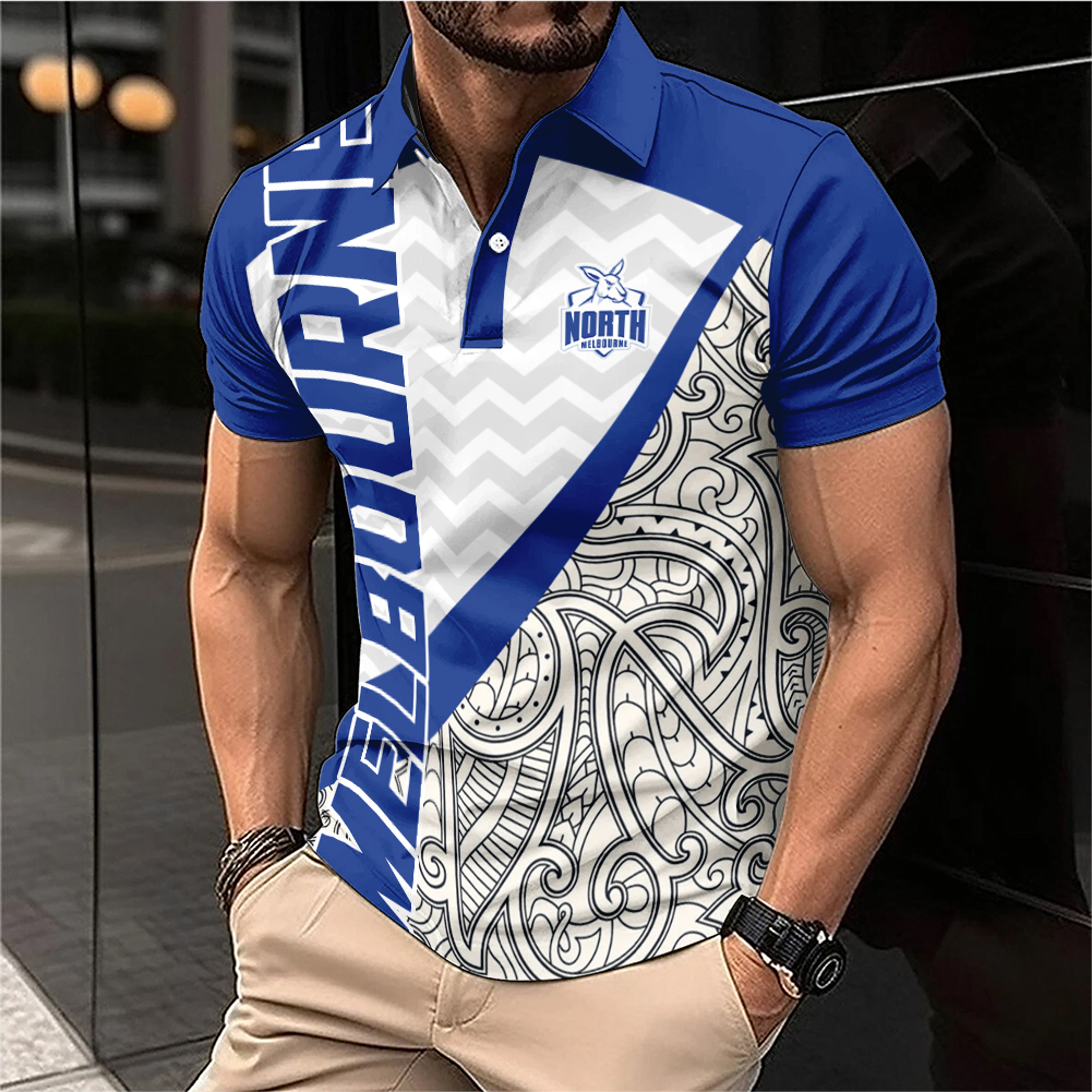Auspiritmerch North Melbourne Personalized Polo Shirt Gift For Fans