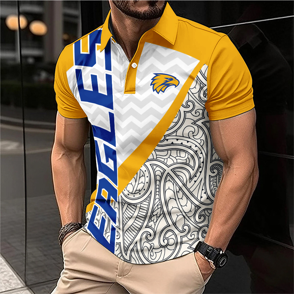 Auspiritmerch West Coast Eagles Personalized Polo Shirt Gift For Fans