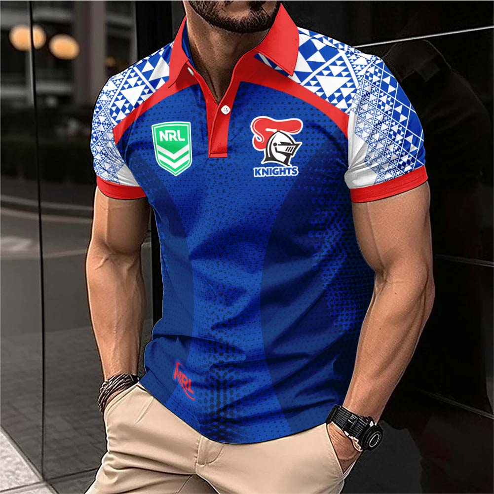 Auspiritmerch Newcastle Knights Personalized Polo Shirt Gift For Fans