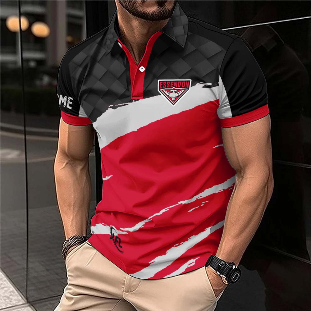 Auspiritmerch Essendon Personalized Polo Shirt Gift For Fans