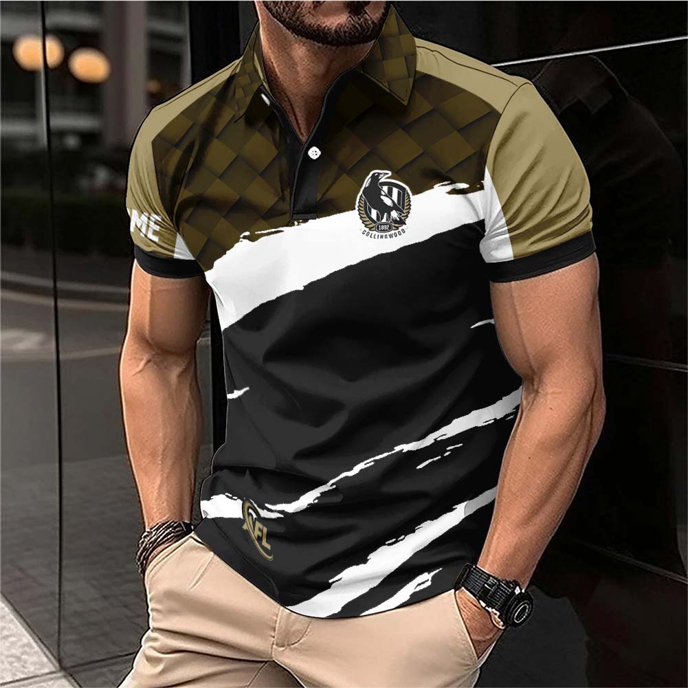 Auspiritmerch Collingwood Magpies Personalized Polo Shirt Gift For Fans
