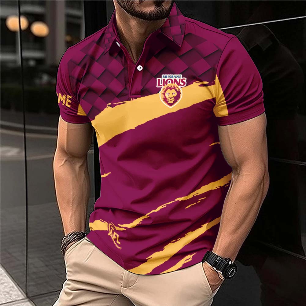 Auspiritmerch Brisbane Lions Personalized Polo Shirt Gift For Fans