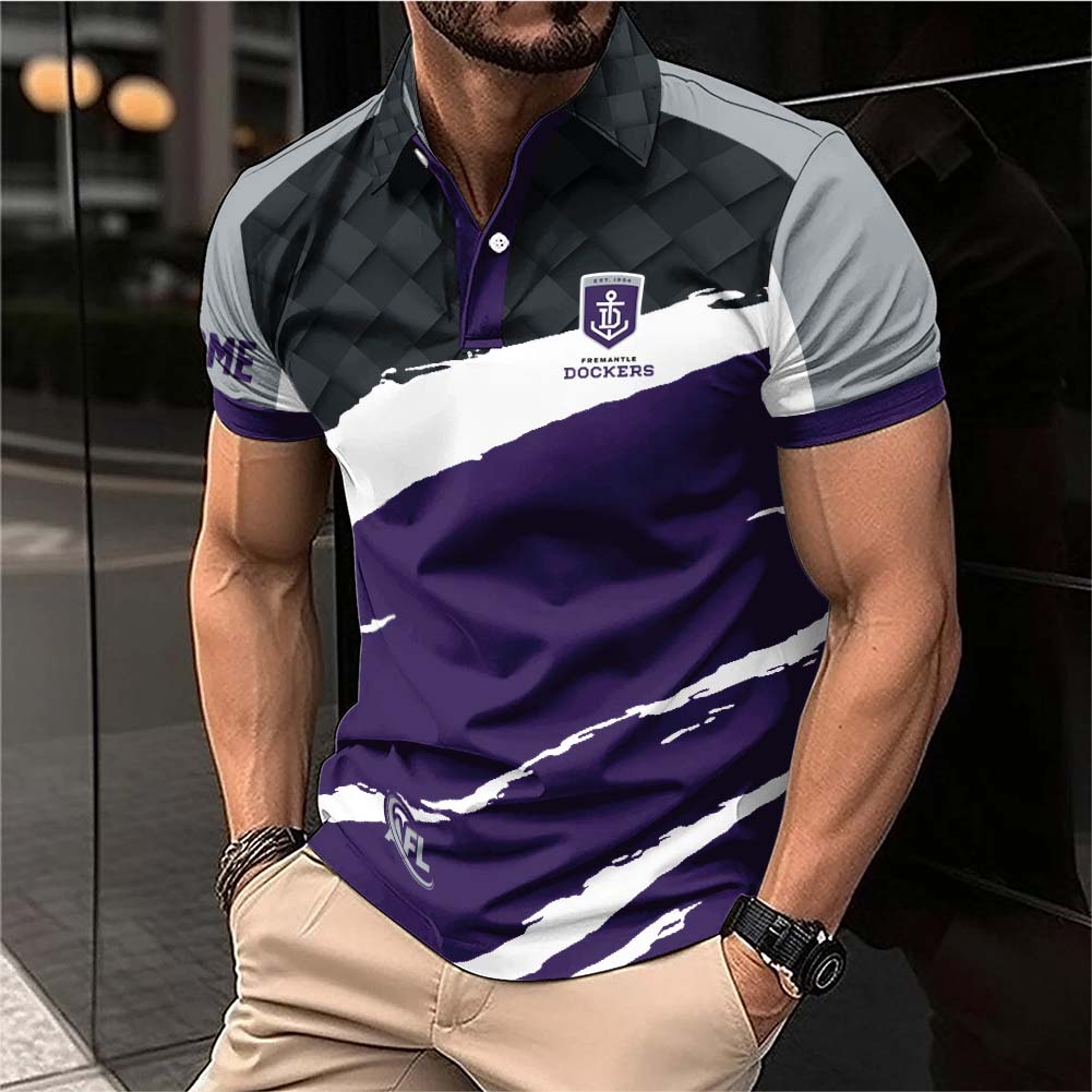 Auspiritmerch Fremantle Dockers Personalized Polo Shirt Gift For Fans