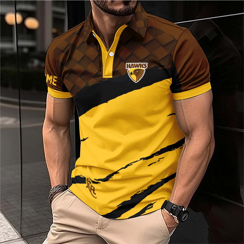Auspiritmerch Hawthorn Hawks Personalized Polo Shirt Gift For Fans