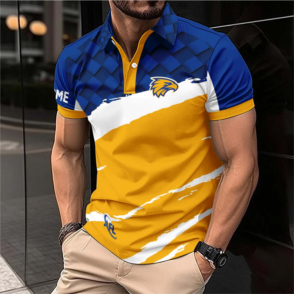 Auspiritmerch West Coast Eagles Personalized Polo Shirt Gift For Fans