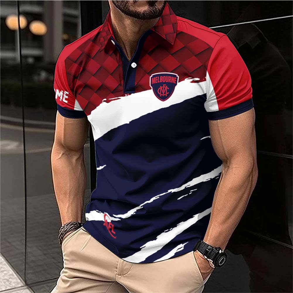 Auspiritmerch Melbourne Demons Personalized Polo Shirt Gift For Fans