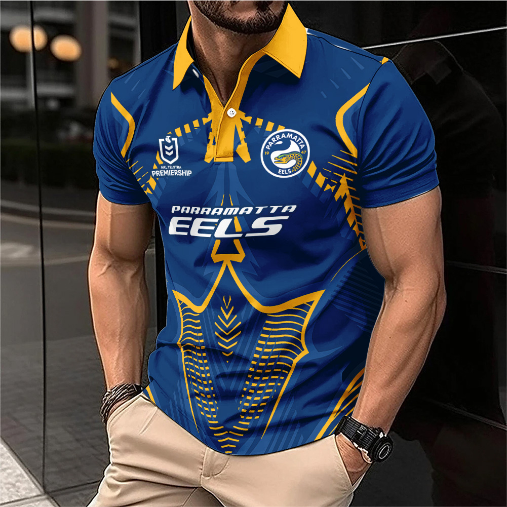 Auspiritmerch Parramatta Eels Personalized Polo Shirt Gift For Fans