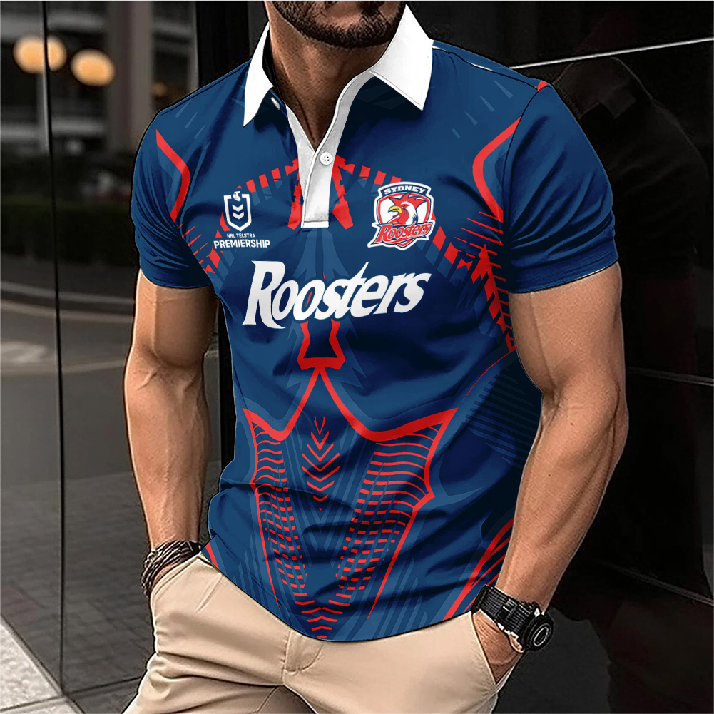 Auspiritmerch Sydney Roosters Personalized Polo Shirt Gift For Fans