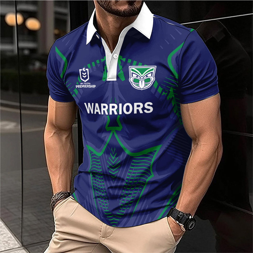 Auspiritmerch New Zealand Warriors Personalized Polo Shirt Gift For Fans