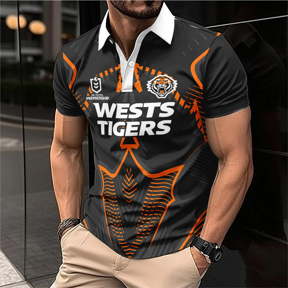 Auspiritmerch Wests Tigers Personalized Polo Shirt Gift For Fans