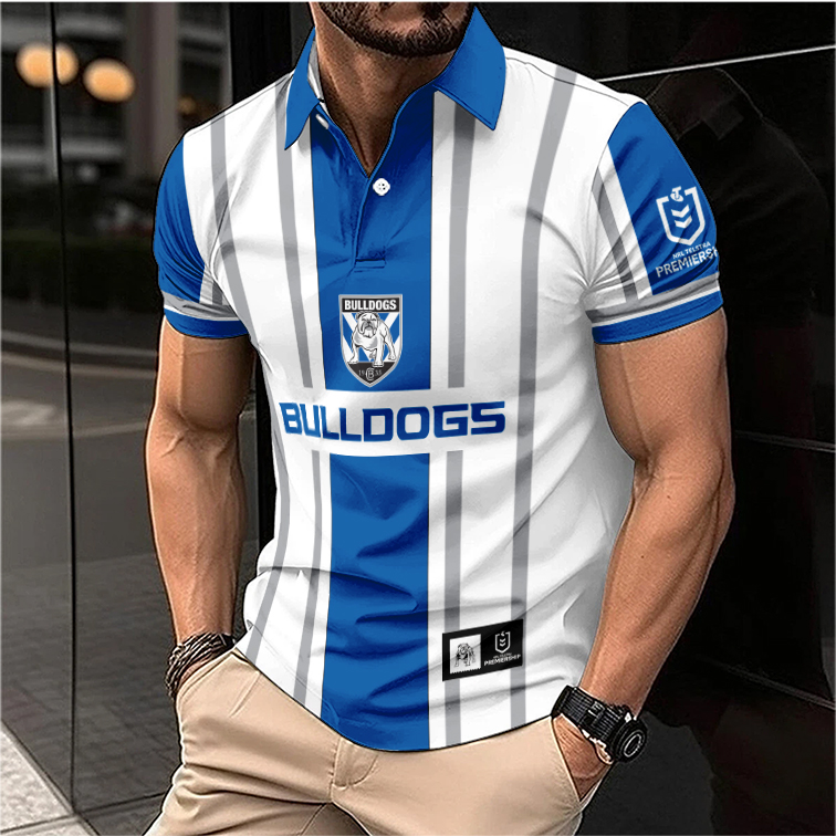 Auspiritmerch Canterbury-Bankstown Bulldogs Personalized Polo Shirt Gift For Fans