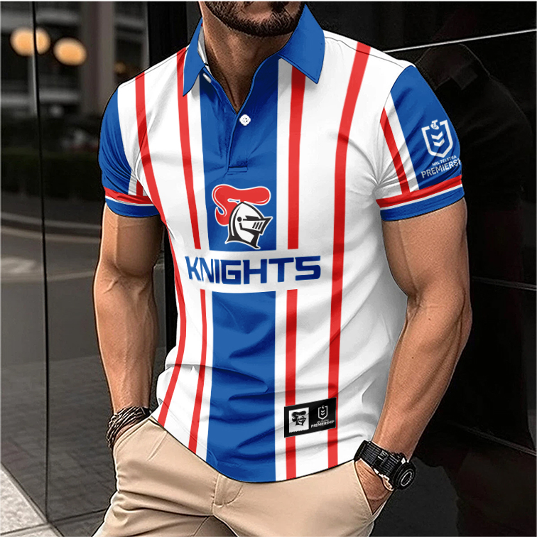 Auspiritmerch Newcastle Knights Personalized Polo Shirt Gift For Fans